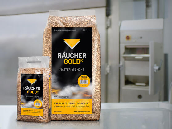 RÄUCHERGOLD® original para un ahumado seguro para los alimentos