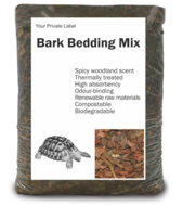 Mezcla de desechos de corteza Etiqueta privada
