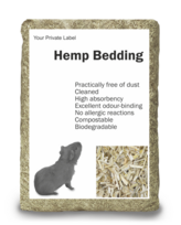 La marca privada de la camada de cáñamo