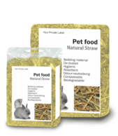 Etiqueta privada de la ropa de cama de paja